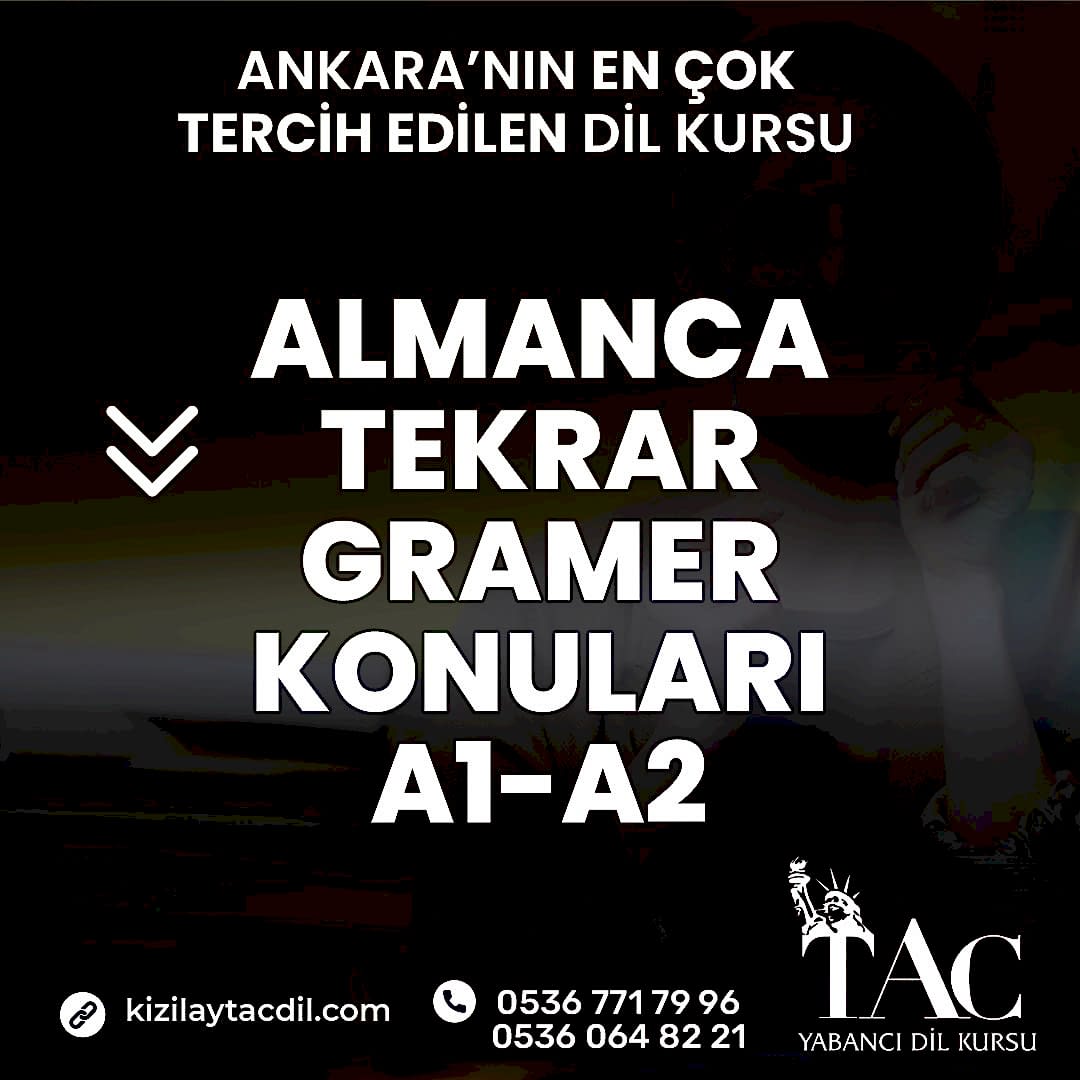 ALMANCA TEMEL GRAMER KONULARI resmi