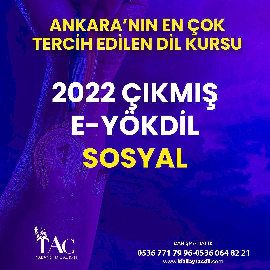 2022 ÇIKMIŞ E YÖKDİL SOSYAL SORULARI resmi