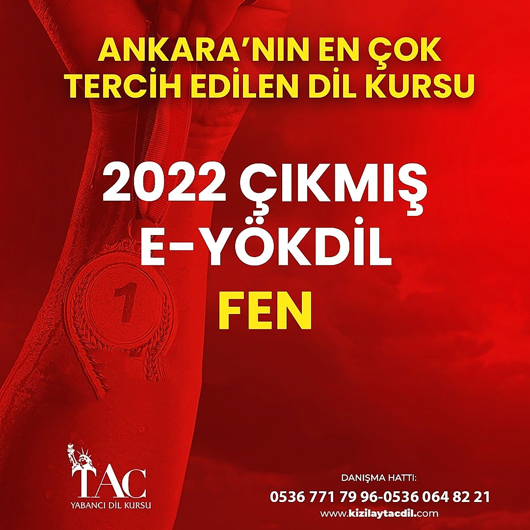 2022 ÇIKMIŞ E YÖKDİL FEN SORULARI resmi