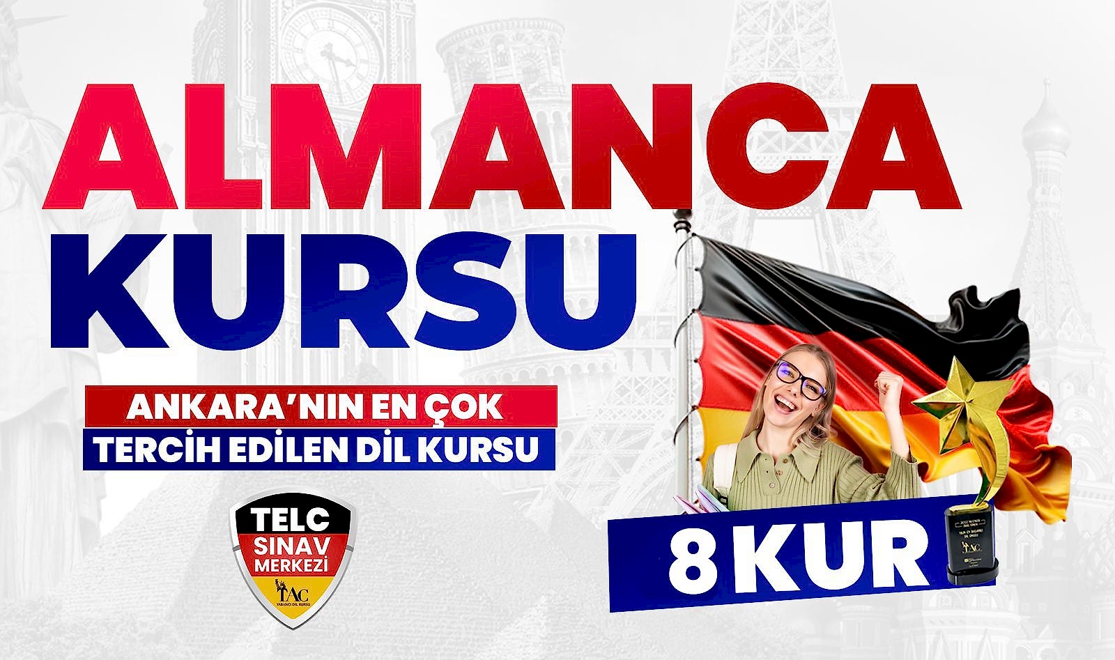 ANKARA GENEL ALMANCA KURSU 4+4 KUR  resmi