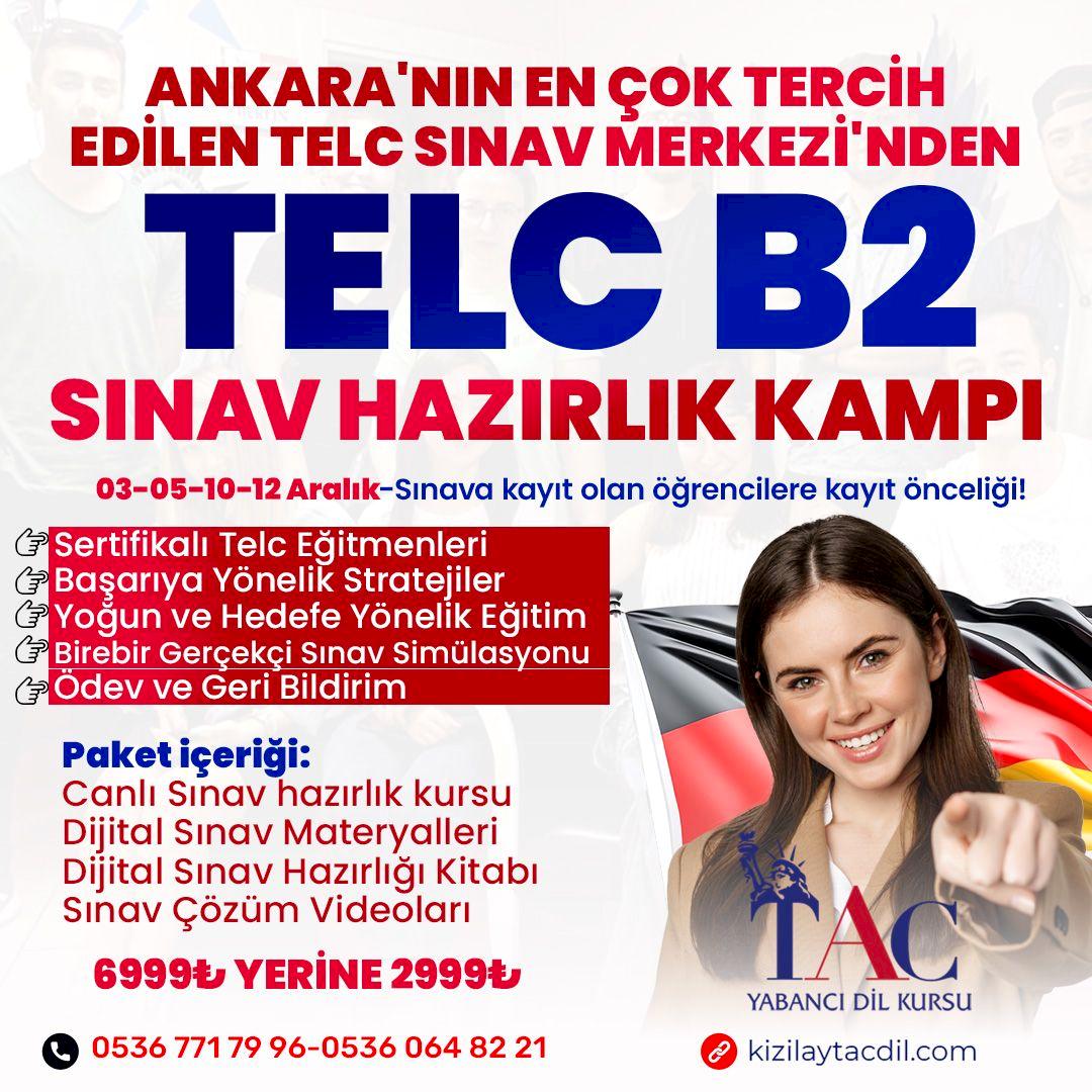 ONLINE TELC B2 HAZIRLIK KAMPI resmi